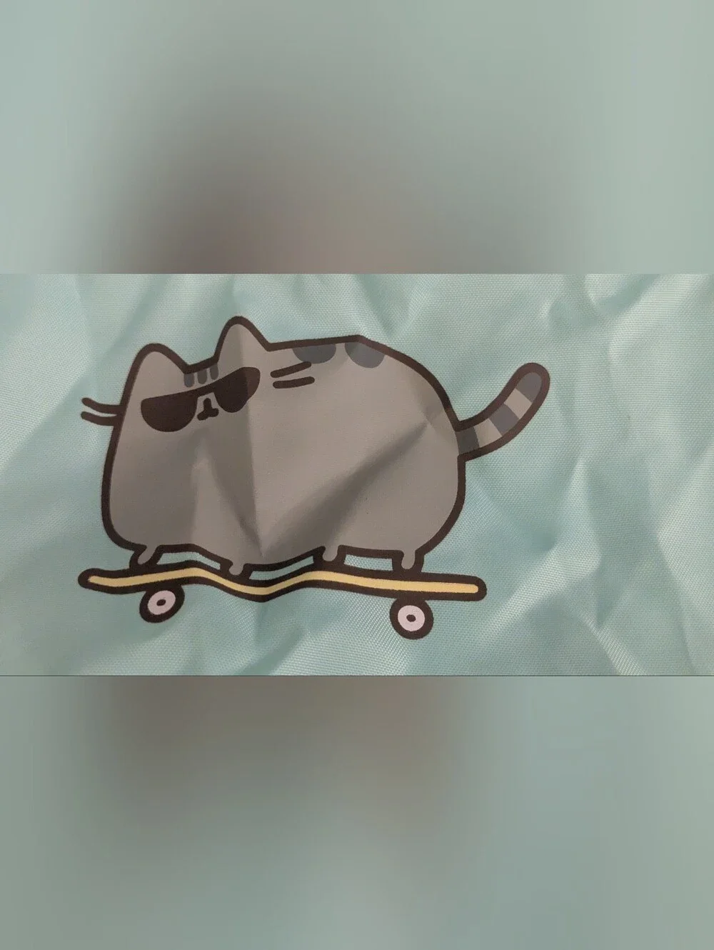 NWT, Pusheen Exclusive Fold Up Packable Zippered Backpack Bag. Holds up to 20lbs